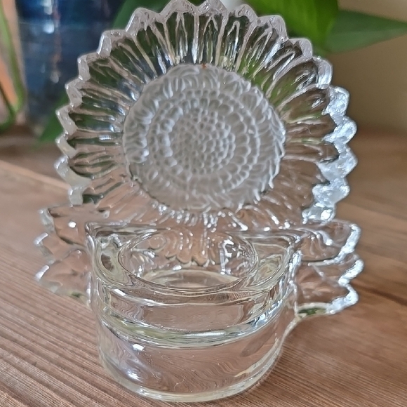 Vintage 1990's Partylite Sunflower Tealight Holder - Picture 2 of 2